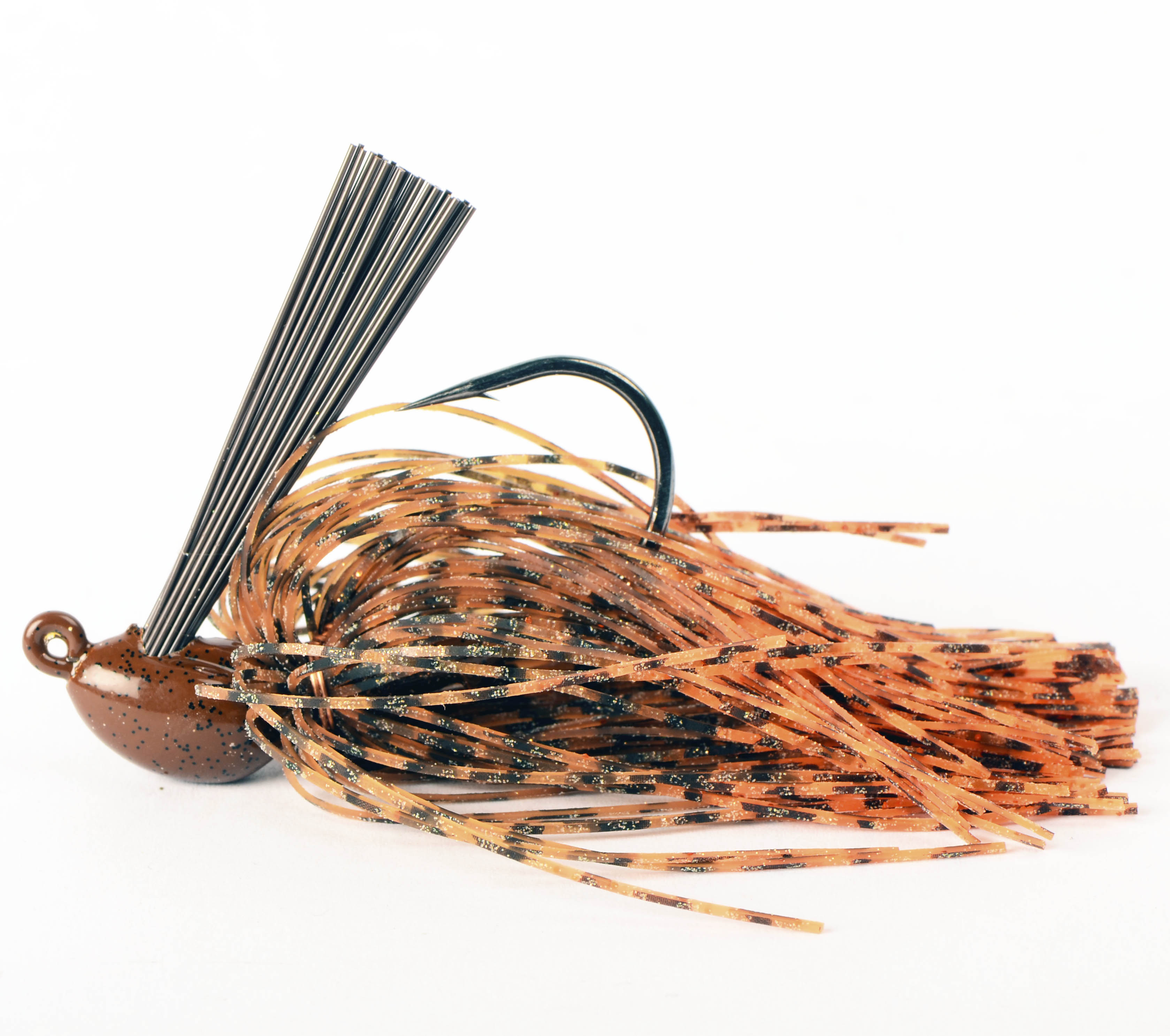 Artificiale Black Flagg Machete Jig 1/2 oz col. Orange Tip Craw