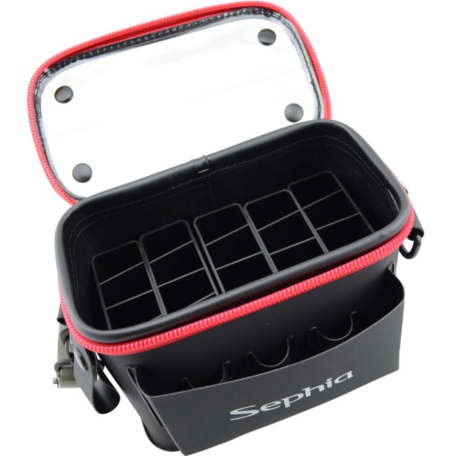 Porta Totanare Shimano Sephia Boat-side Egi Pouch col. Black size 1