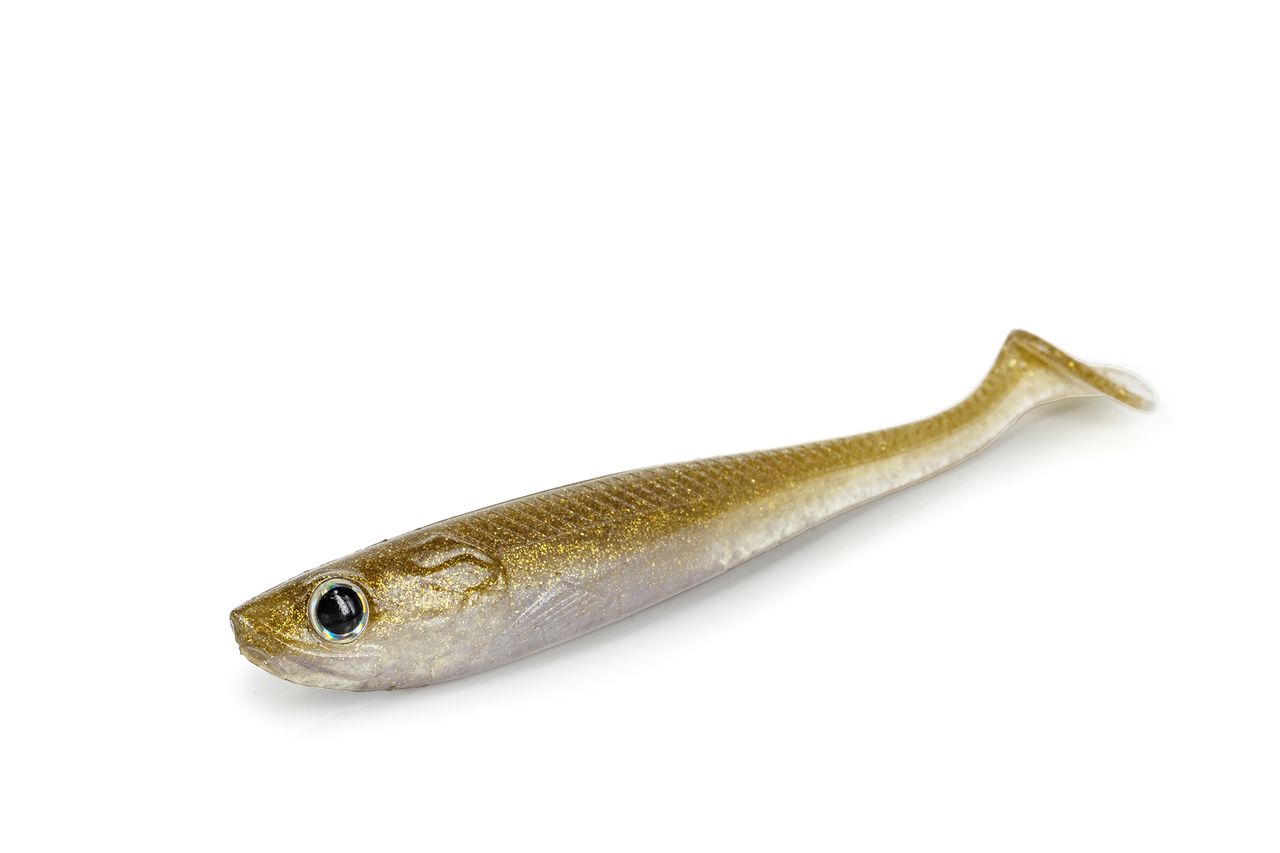Soft Shad Molix RT Shad 4" Slim col. 689 Gold Herring