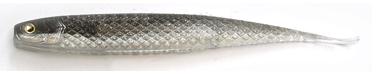 Soft Minnow Raid Super Fishroller 3,5" col. 125 Smoke Shad