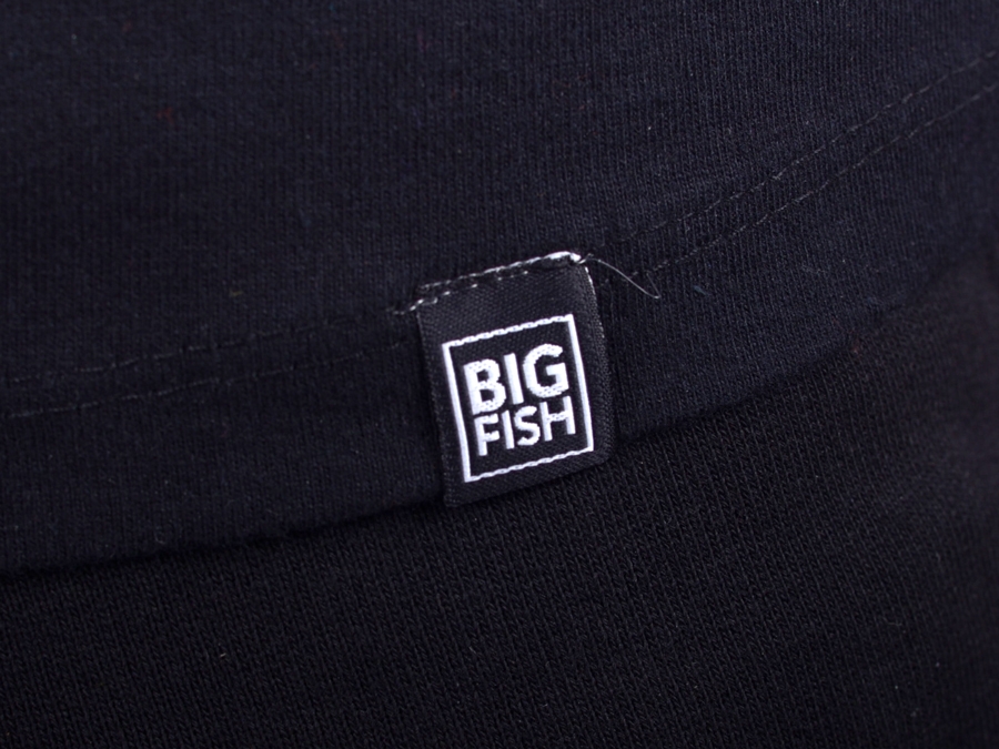 T-Shirt Big Fish Black NEW 