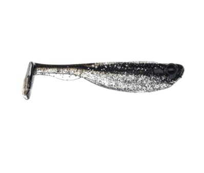 Soft Shad Elite Lure Caracal 5.5 cm col. 01 Black Silver