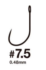 Amo Varivas Trout Area Mld Hook Canvas (15pcs) #7,5