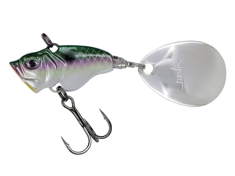 Metal Vibration Molix Trago Spin Tail 3/8 Col. Blueback Herring