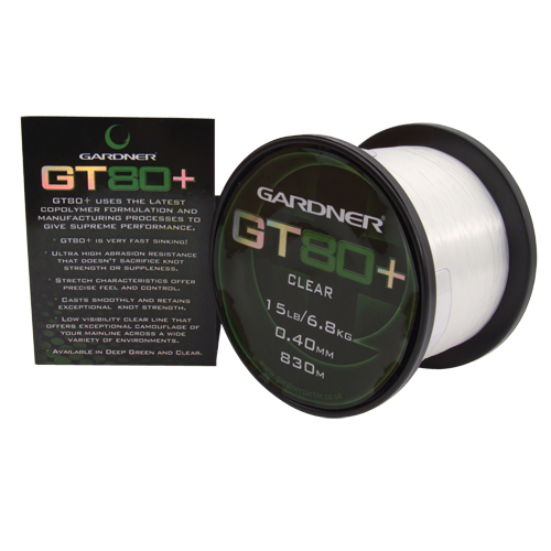 Monofilo Gardner Gt80 Plus Clear