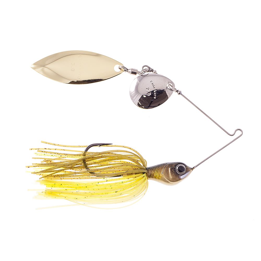 Spinnerbait Elite Lure CFS 3/8 oz Tandem Willow col. Ghost Ayu