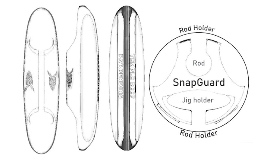 Accessorio Porta Jig a Clip Temple Reef Snap Guard