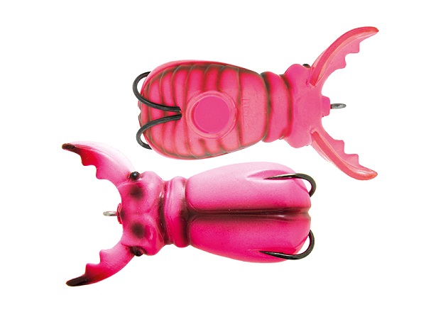 Topwater Hybrid Baits Supernato Beetle Baby col. Pink Beetle