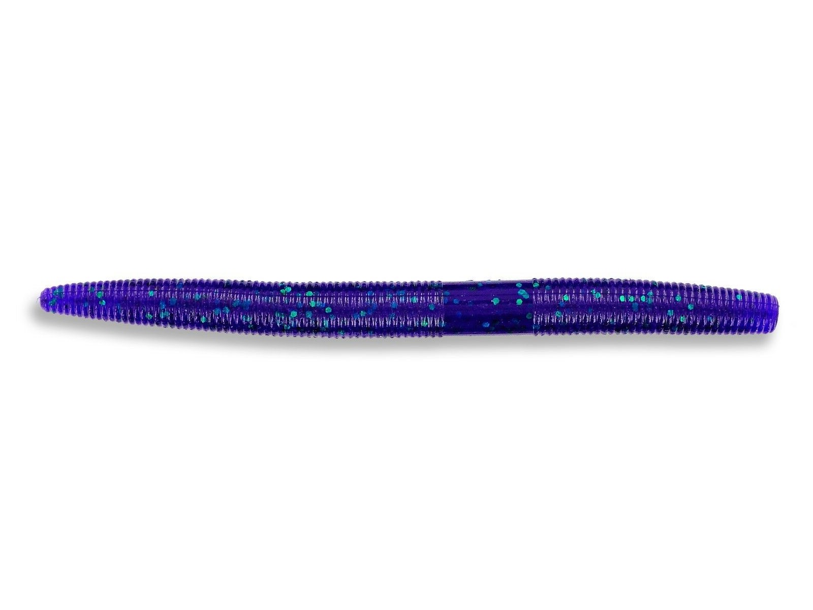 Worm Gary Yamamoto Senko 5” col. 213 Purple W/Emerald Flk