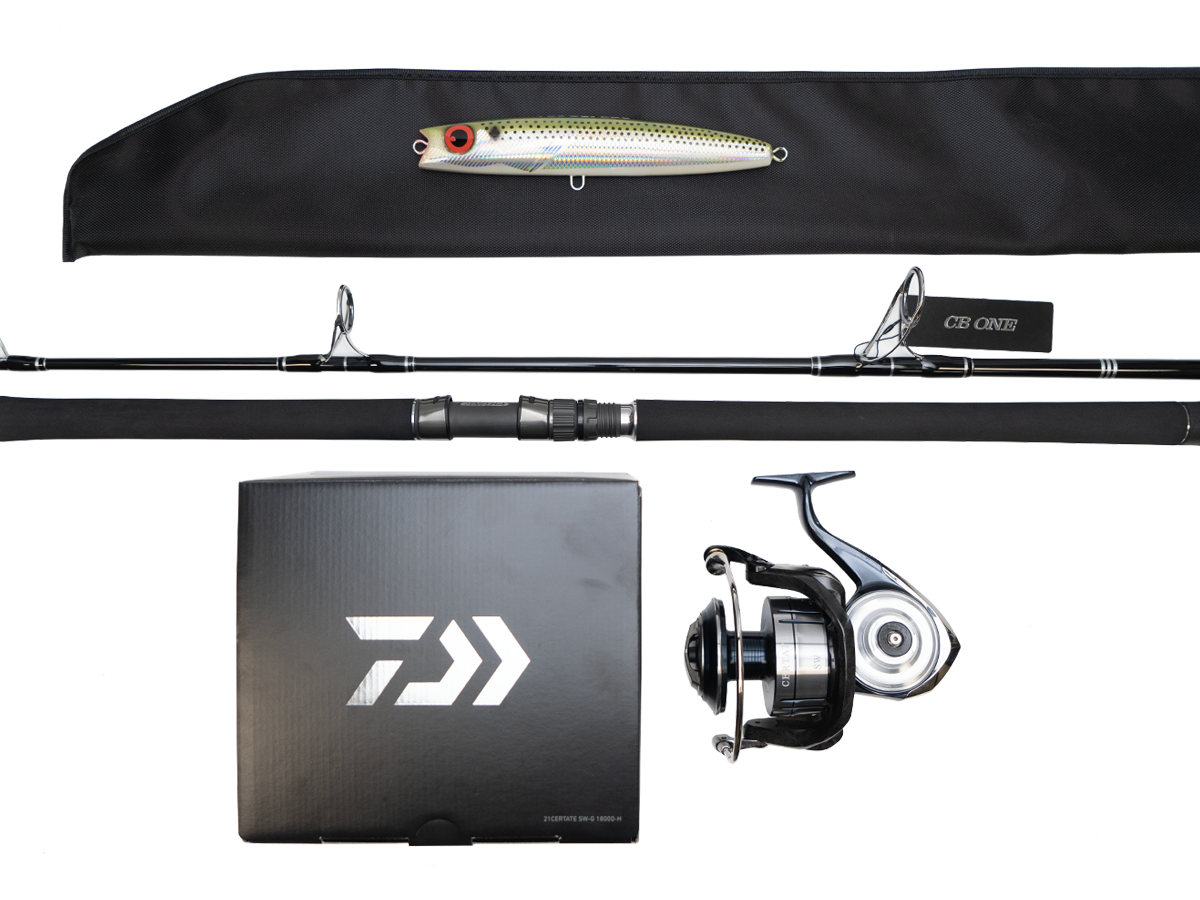 Combo Tonno Boscolo Sport CB ONE Enfinity 80/16 Daiwa Certate SW 18000 H