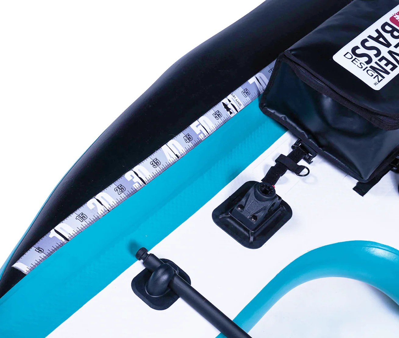 Belly Boat in Dropstitch Seven Bass Flatform XL col. Seafoam Black