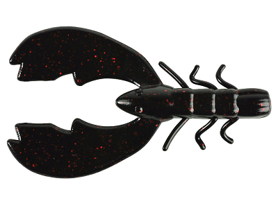 Gambero Berkley Powerbait Chigger Craw 3” col. Black Red Flk