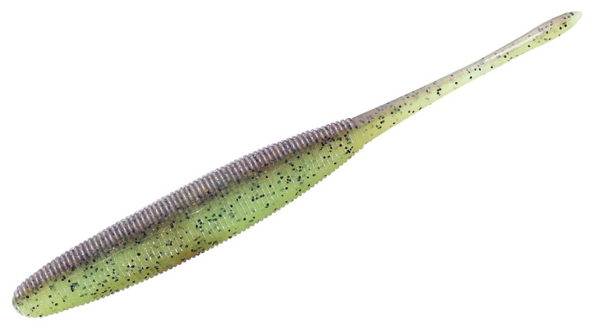 Softbait OSP Dolive Stick 4.5" col. TW107 Green Pumpkin Chart