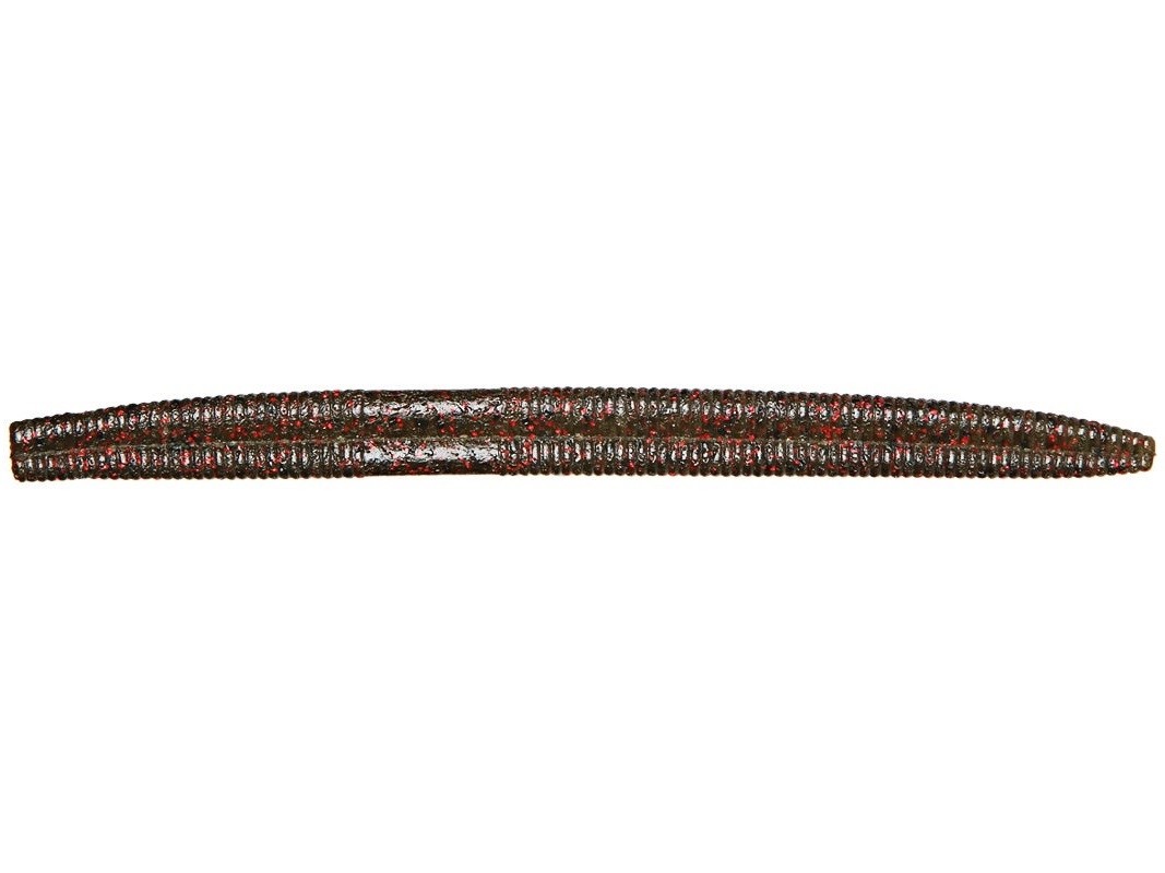 Soft Stick Worm Z-Man Zinkerz 5" col. 97 Green Pumpkin Red