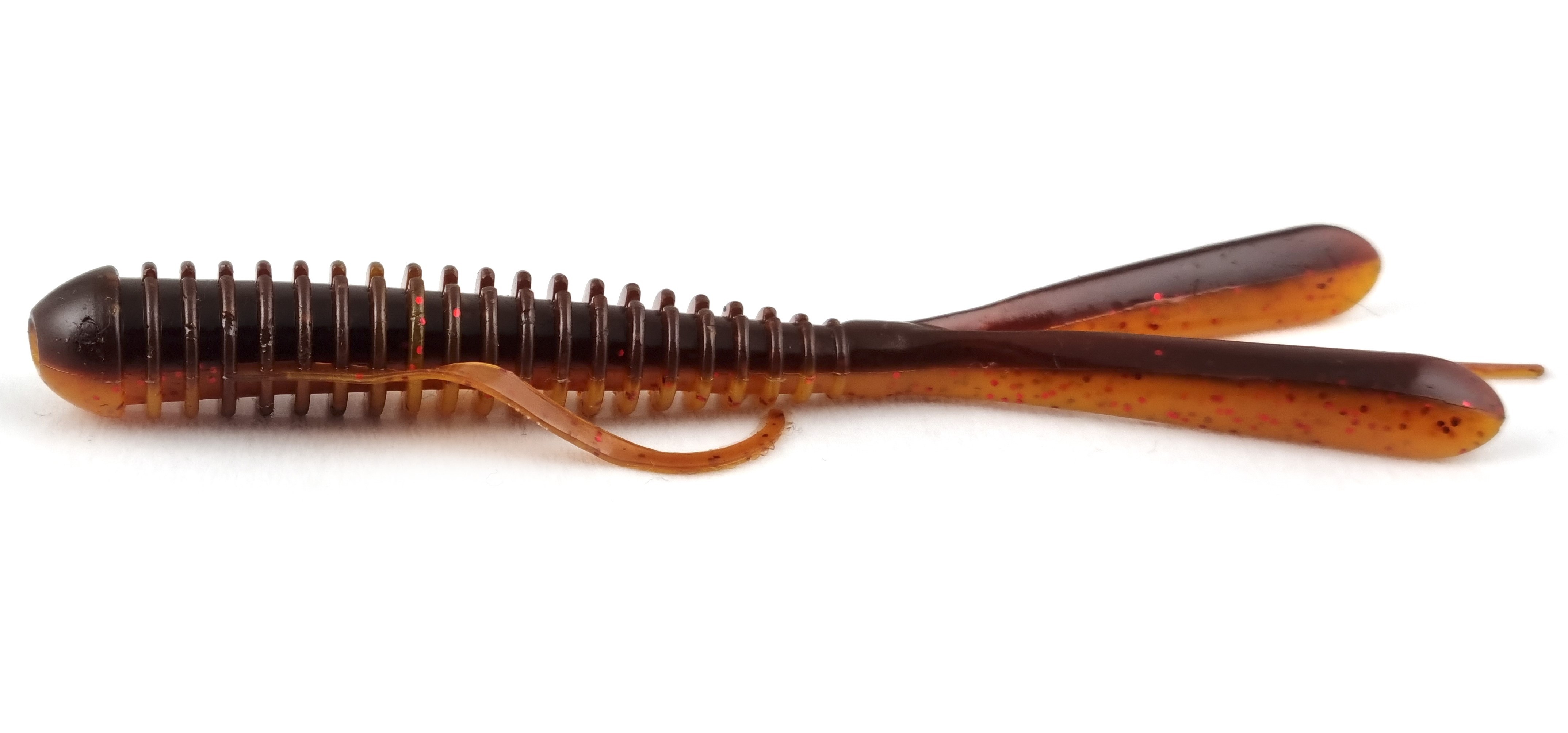 Softbait Keitech Hog Impact 4” col. IT13T-Brown Orange