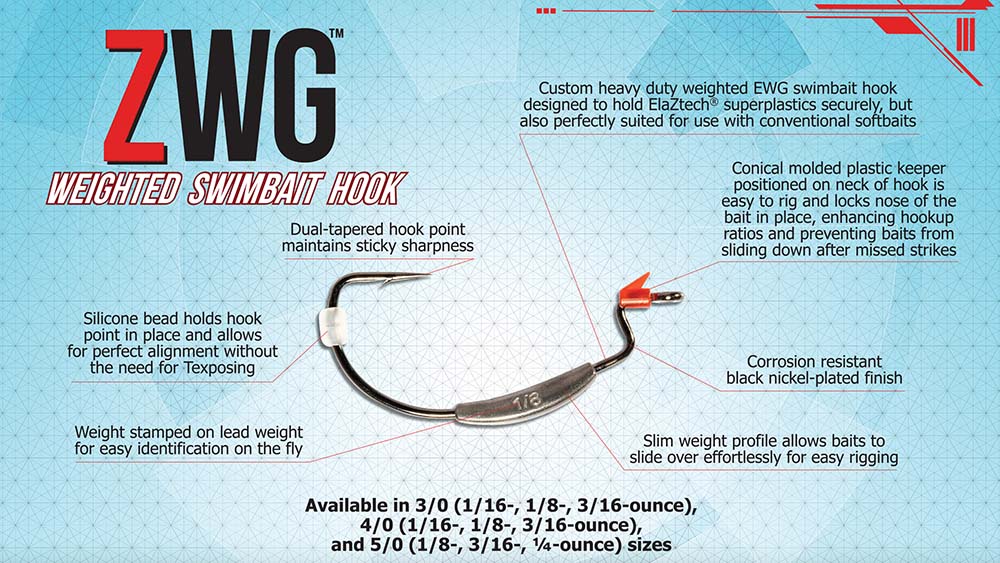 Amo Piombato Z-Man ZWG Weighted Swimbait Hook