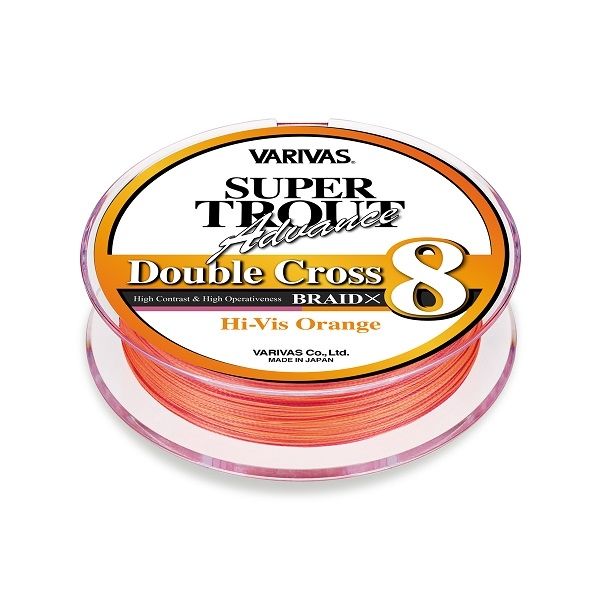 Treccia Varivas Trout Advance Double Cross PE X8 Orange PE 0.6