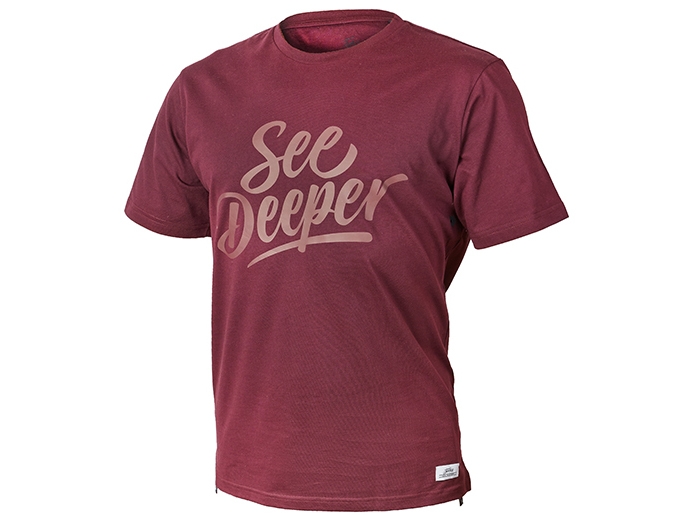 Maglia Fortis T-Shirt See Deeper Col. Maroon Small