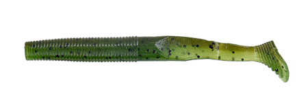 Shad Tail Worm Gary Yamamoto Swimsenko 4” col. 912 GP & Watermelon