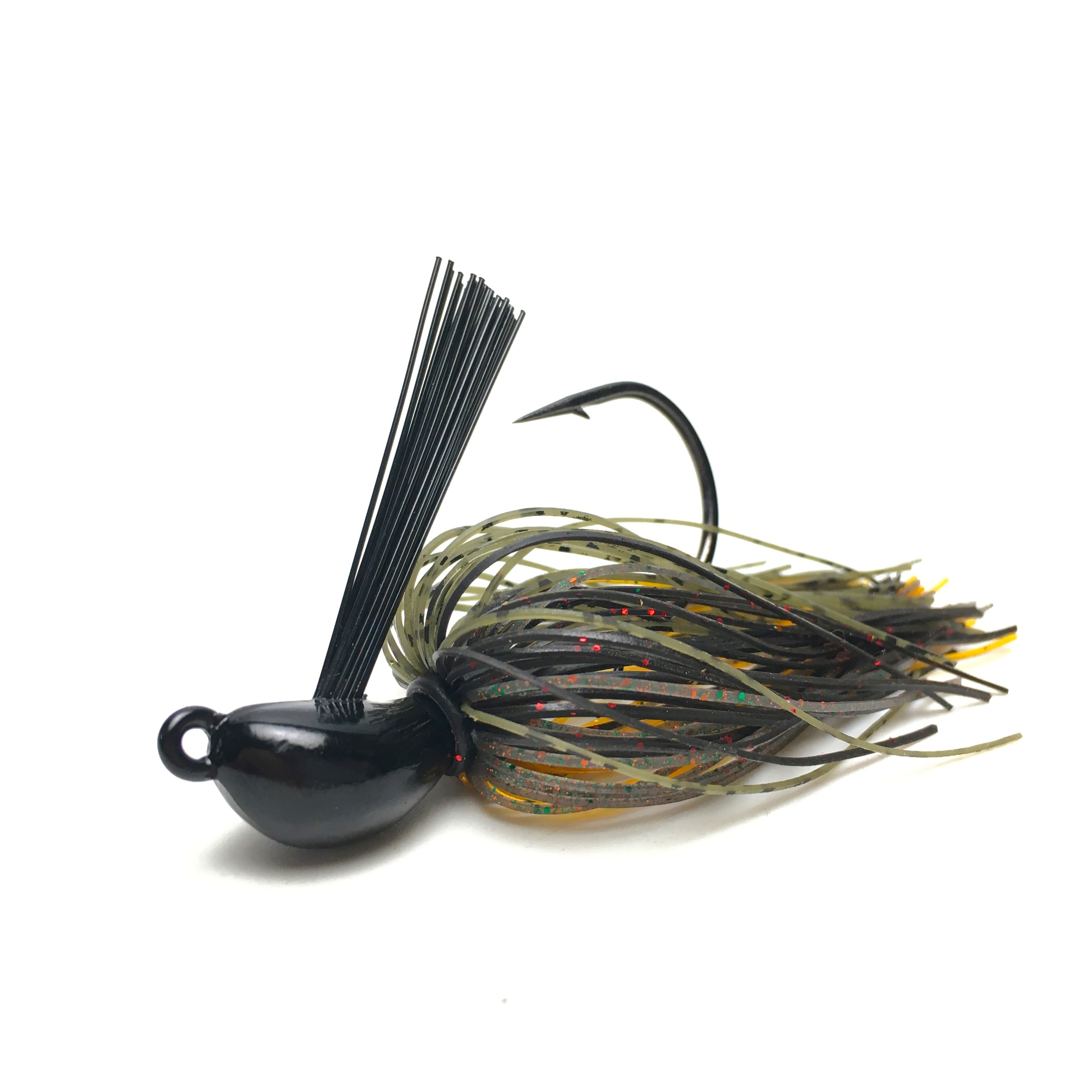 Rubber Jig T3 Custom Baits Machete Jig 5/16 oz col. J10 Black Craw