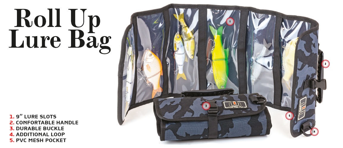 Borsa Porta Esche Molix Roll Up Lure Bag size L