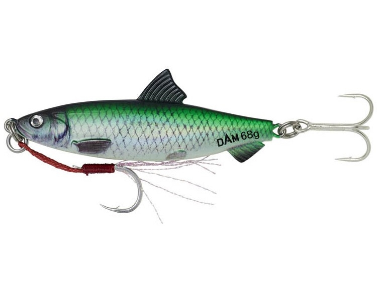 Metal Jig Dam Salt-X Herring Casting Jig 8cm – 45g Green Uv