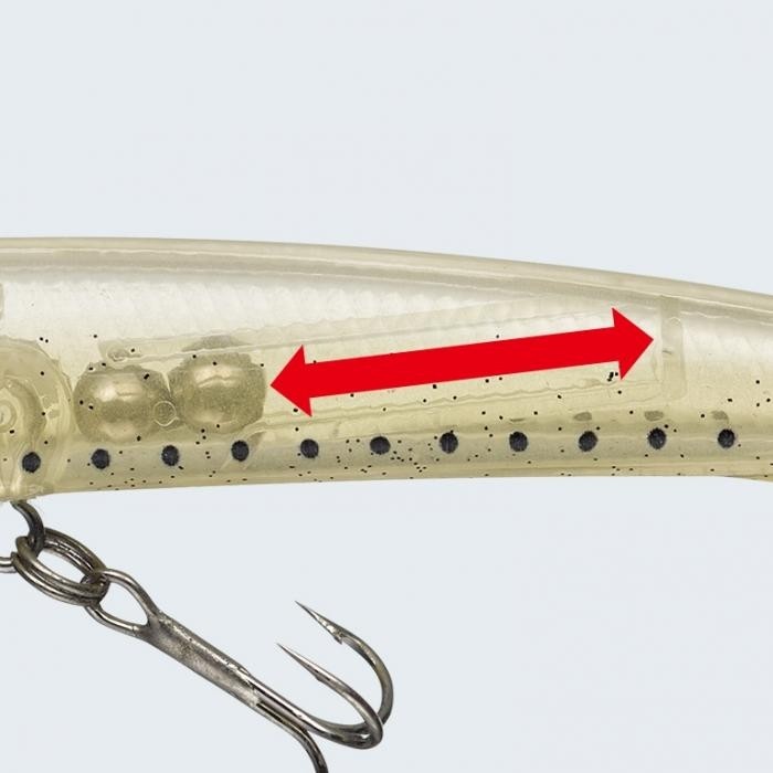 Jerkbait Evergreen M-1 Inspire Minnow SP