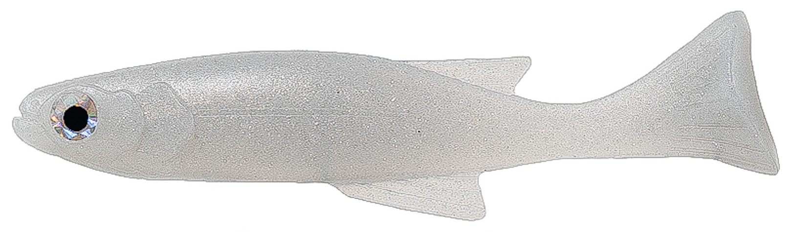 Soft Swimbait Veeu Snack Burno 12.5 cm col. Smoke Silver Glitter