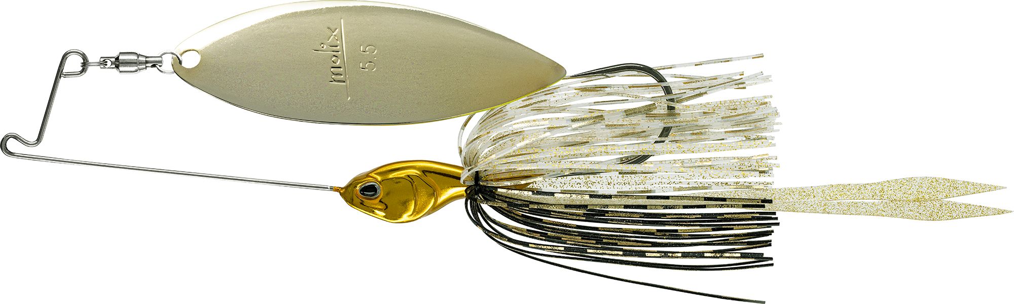 Wirebait Molix Lover Short Arm Spinnerbait 1/2 oz W col. 35 Gld Shnr