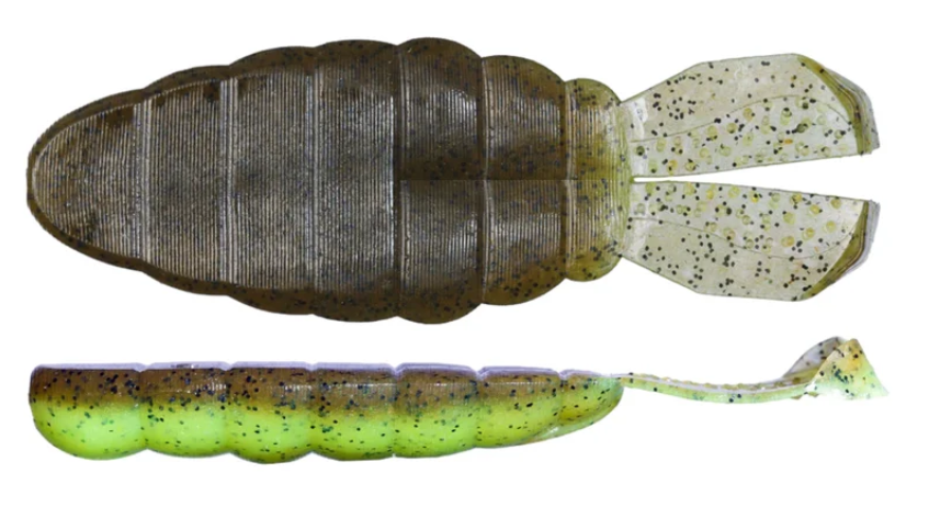 Beaver OSP SS-Gill 3" col. TW107 Green Pumpkin/Chart
