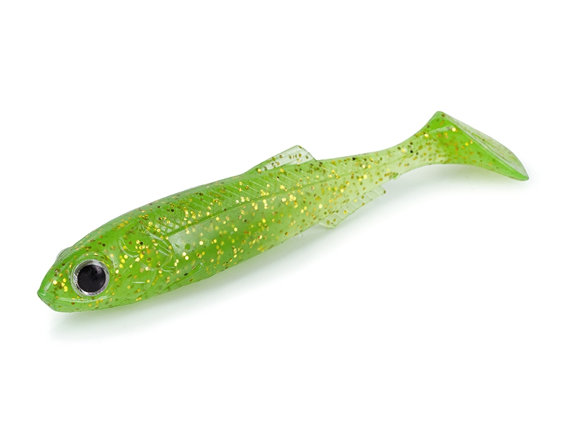 Artificiale Molix Real Thing Shad 2,8” Col. UV Lime Gold Flake