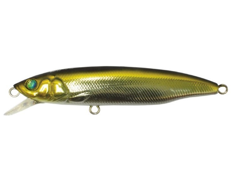 Jerkbait Damiki Tokon Minnow 90 SF Col. 315H Black Silver Holo