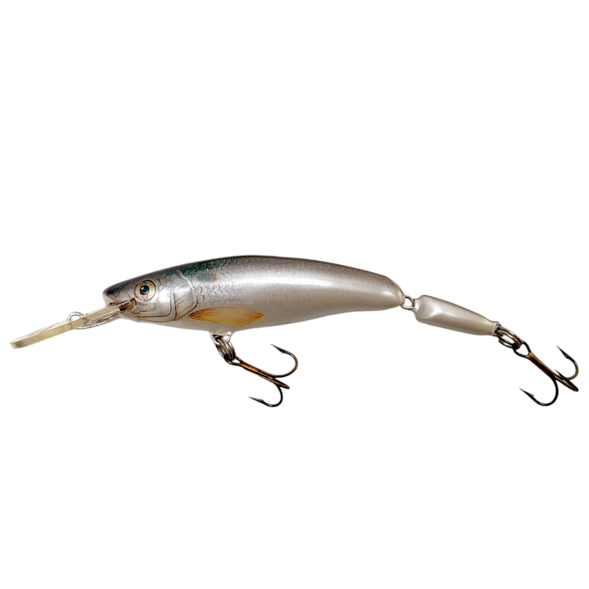 Minnow Ugly Duckling Original Wobbler Jointed 7 cm 6 g Float col. S Minnow Ugly Duckling Original Wobbler Jointed 7 cm 6 g Float col. S
