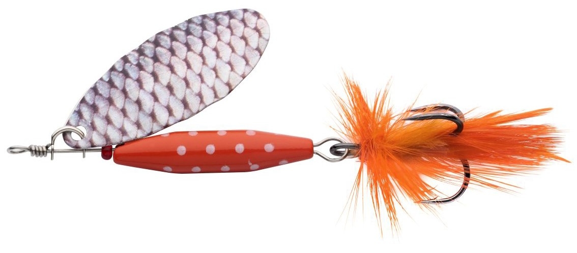 Cucchiaino Rotante Abu Garcia Reflex Red 7 gr col. LF Holo Roach