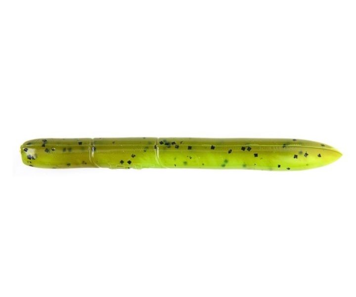 Stick Worm Black Flagg BIGG BUTT SMALL 3.95'' Col. #112 Grn Pmpkn Ch