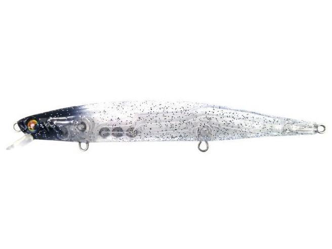 Jerkbait Damiki AXE Serpent 130 F Col. 417T Clear Black Head Jerkbait Damiki AXE Serpent 130 F Col. 417T Clear Black Head