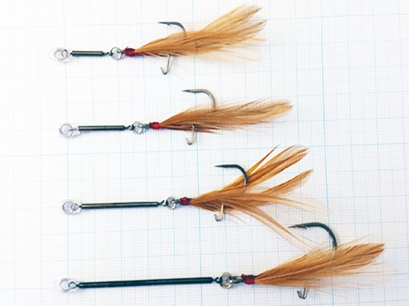 Secondo Amo Soft Swimbait Zappu Feather Hitch Hooks