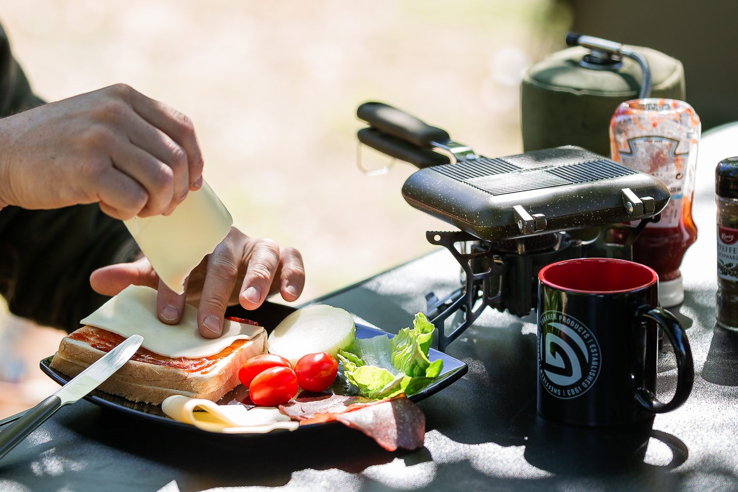 Pentola Trakker Armolife Marble Sandwich Toaster