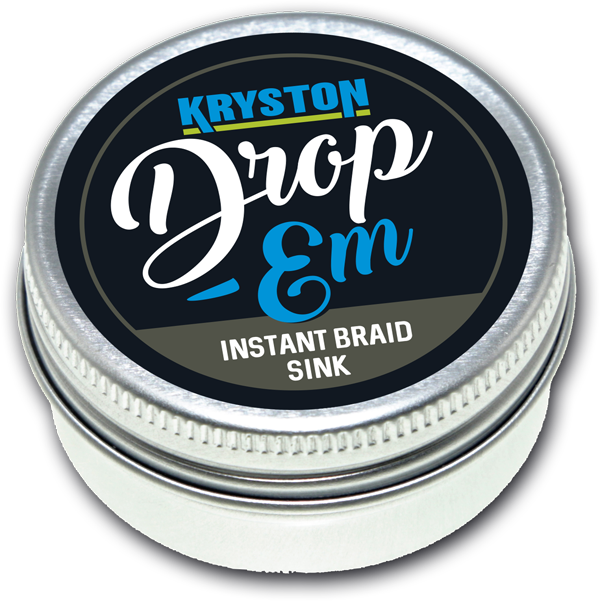 Kryston Drop Em - Tungsten Braid Sink 10gr Dark Silt