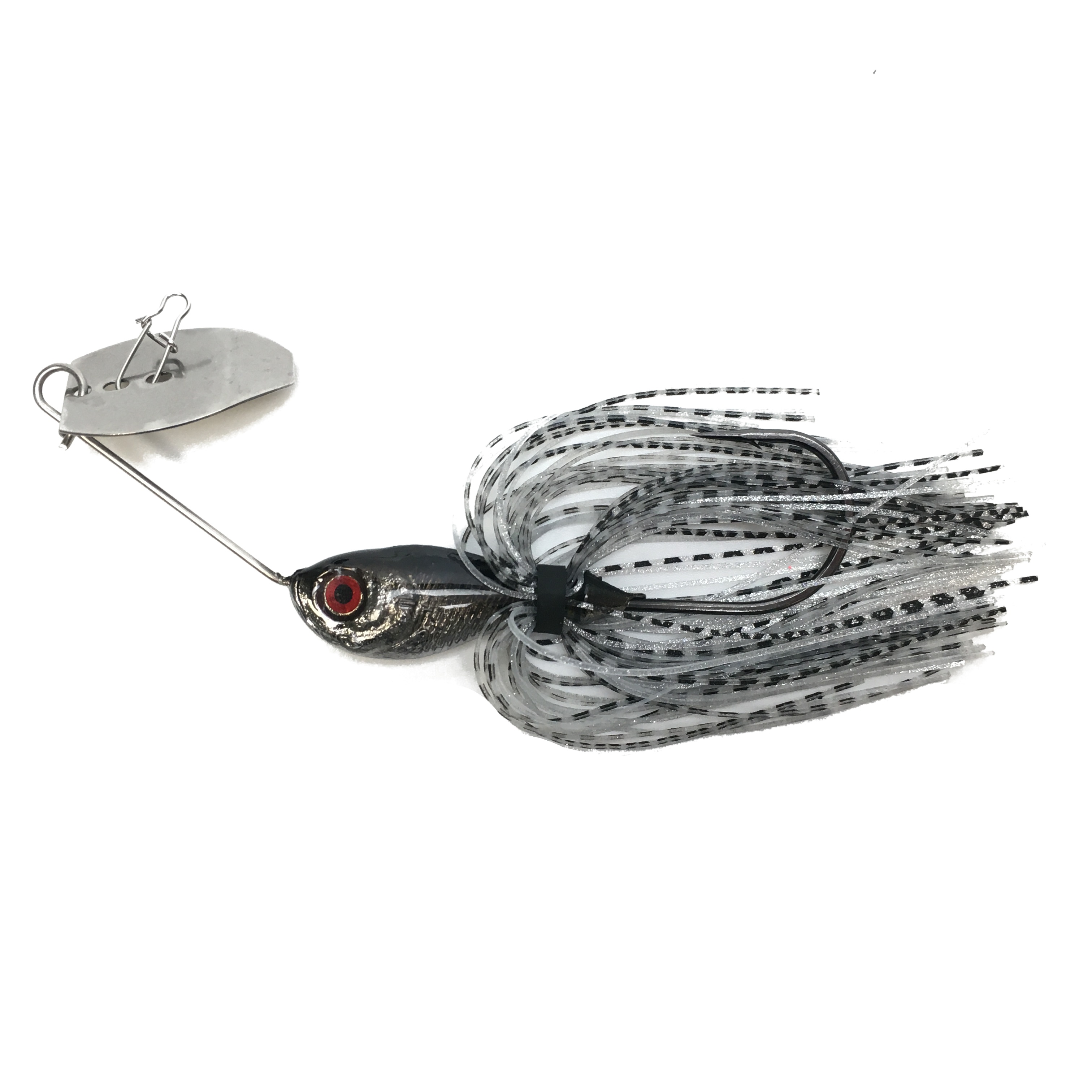 Chatterbait Fin Custom Jigs Pike Shatter col. Silver-Black