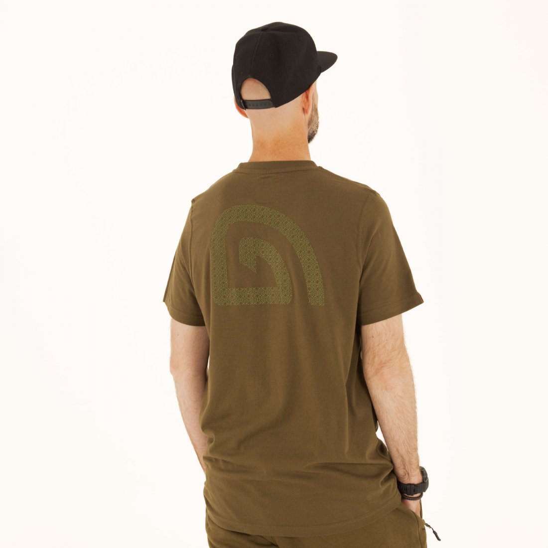 T-Shirt Trakker CR Logo col. Olive Green