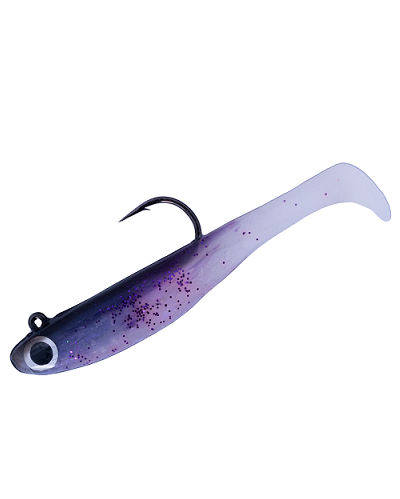 Soft Shad Bertox Seabass Candy 9 cm col. Ultra Viole (3pz)