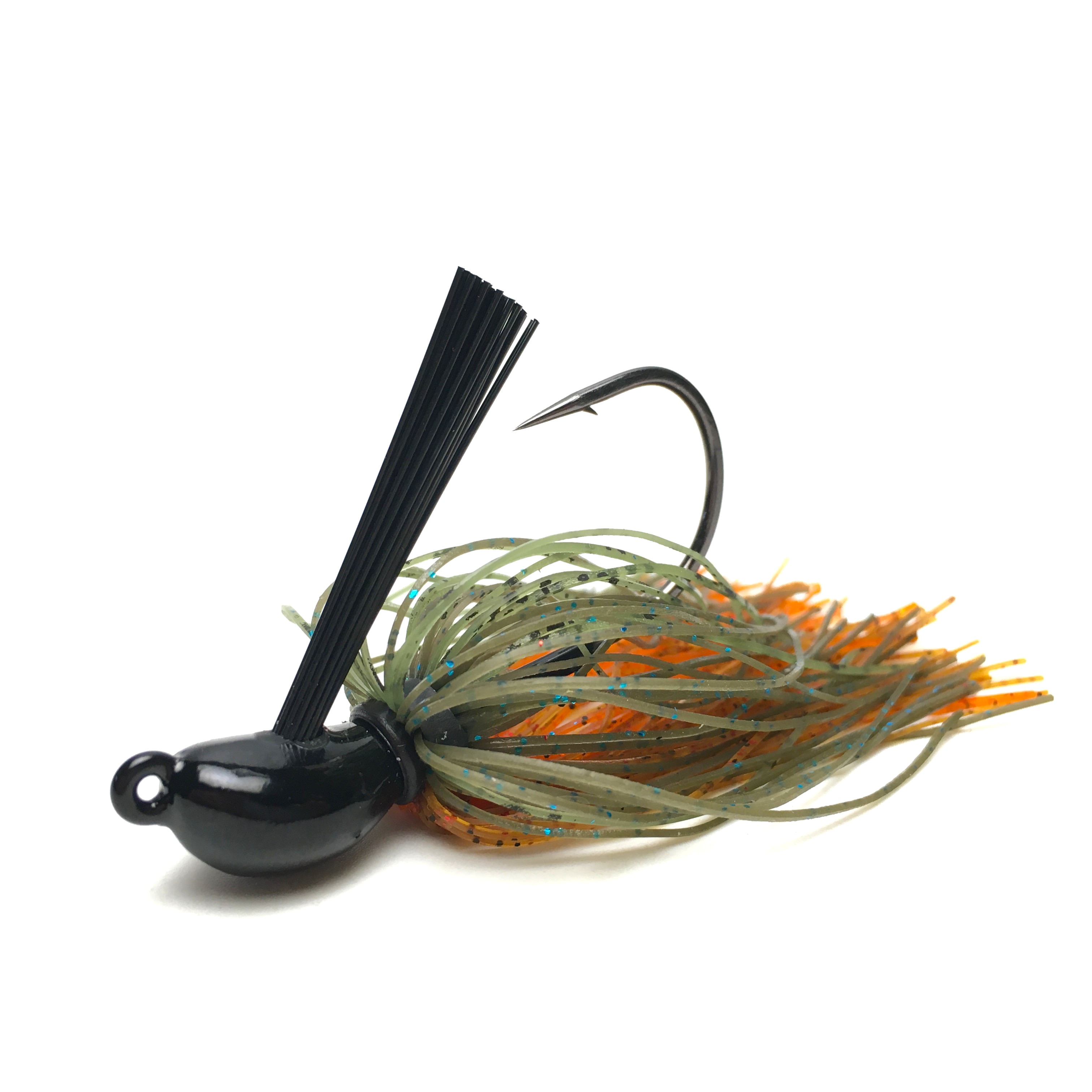 Rubber Jig T3 Custom Baits Machete Jig 7/16 oz col. J09 Green Craw