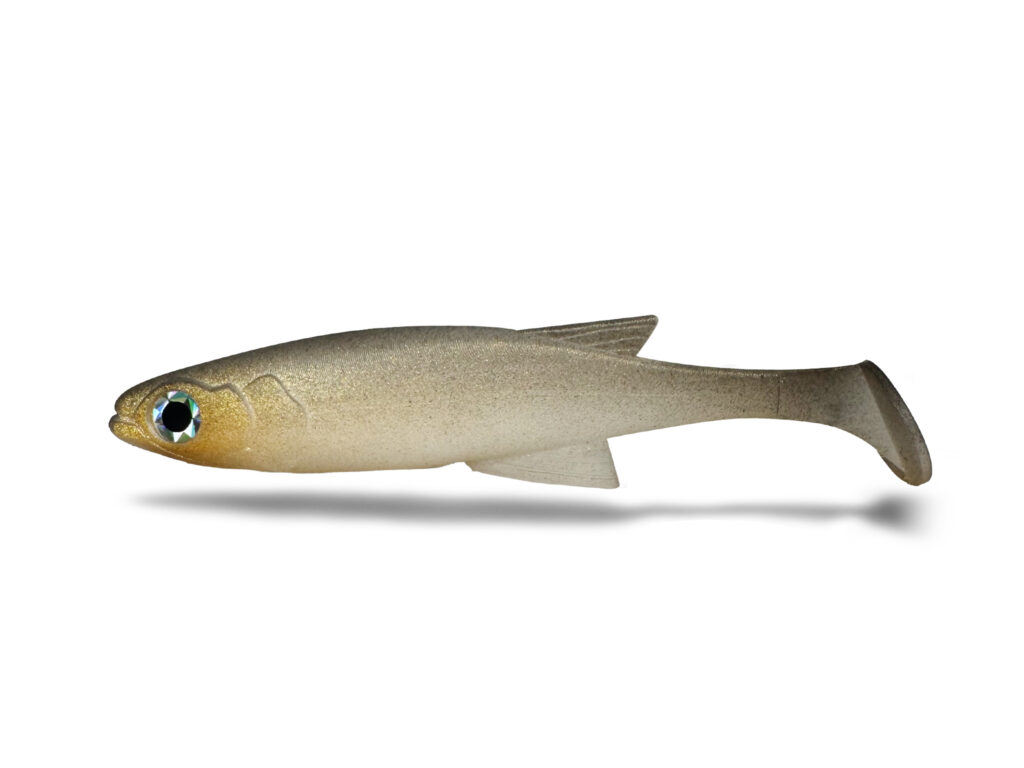 Soft Swimbait Veeu Snack Burno Shad Tail 12.5 cm col. Real W Baitfsh