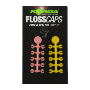 Stopper Korda Floss Caps Pink/Yellow Stopper Korda Floss Caps Pink/Yellow
