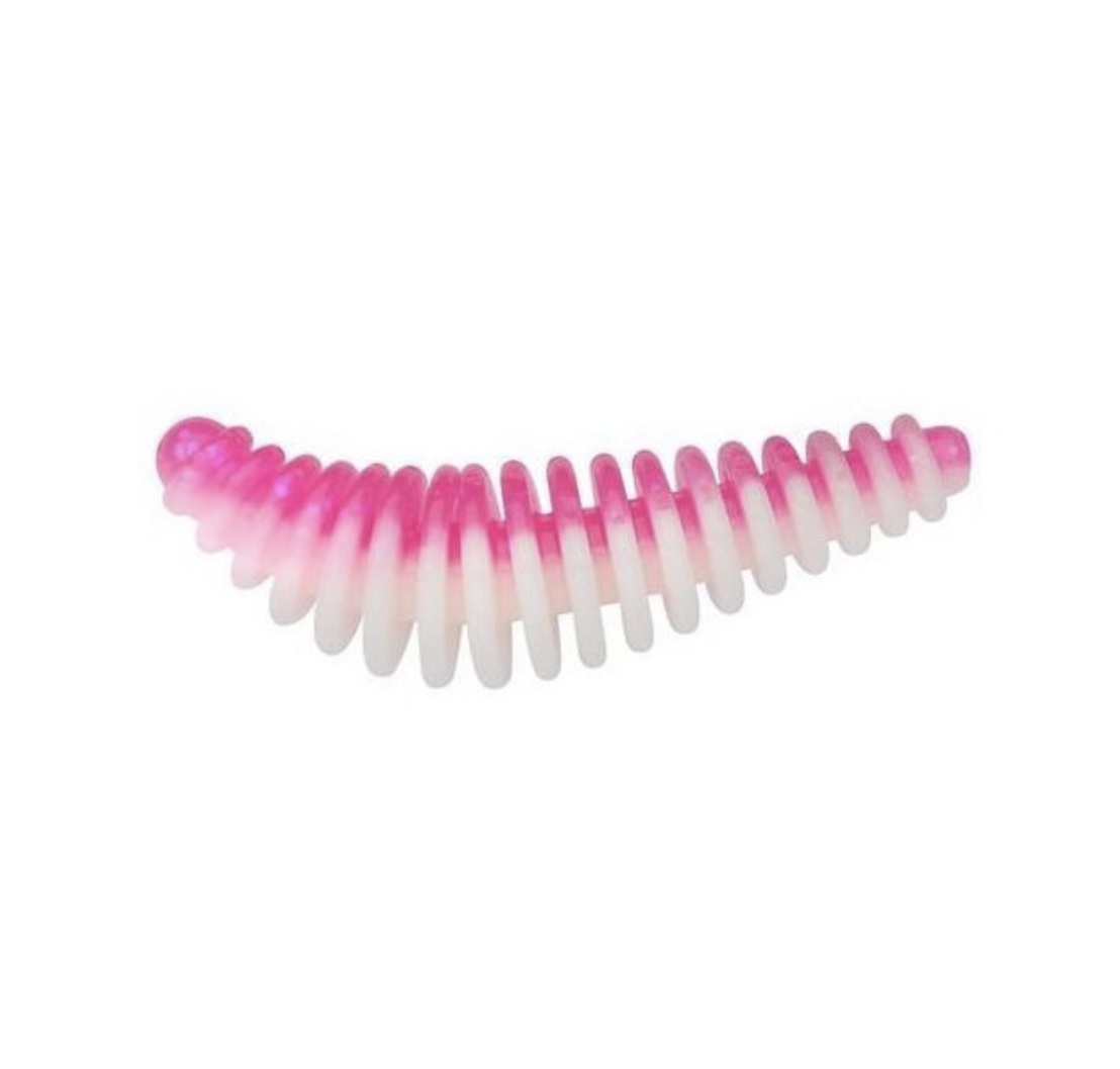 Larva Berkley Powerbait Power Pupa 35 mm col. Pink/White