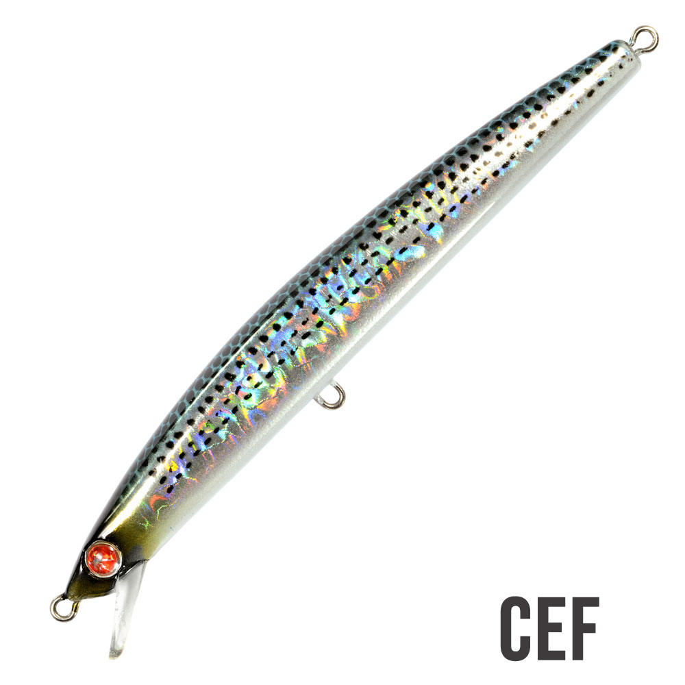 Jerkbait Seaspin Mommotti SF 115 (Slow Floating) 12 g col. CEF Jerkbait Seaspin Mommotti SF 115 (Slow Floating) 12 g col. CEF