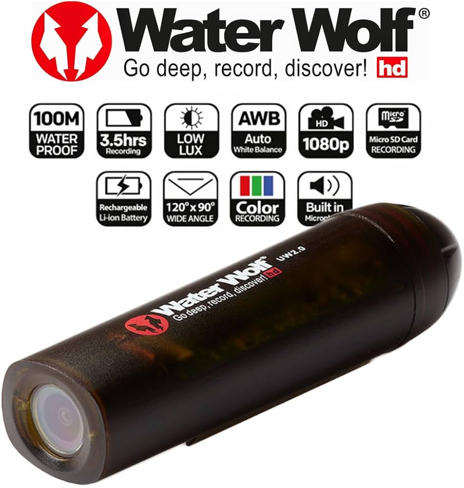 Telecamera Subacquea Water Wolf Underwater Fishing Camera 2.0 1080 K