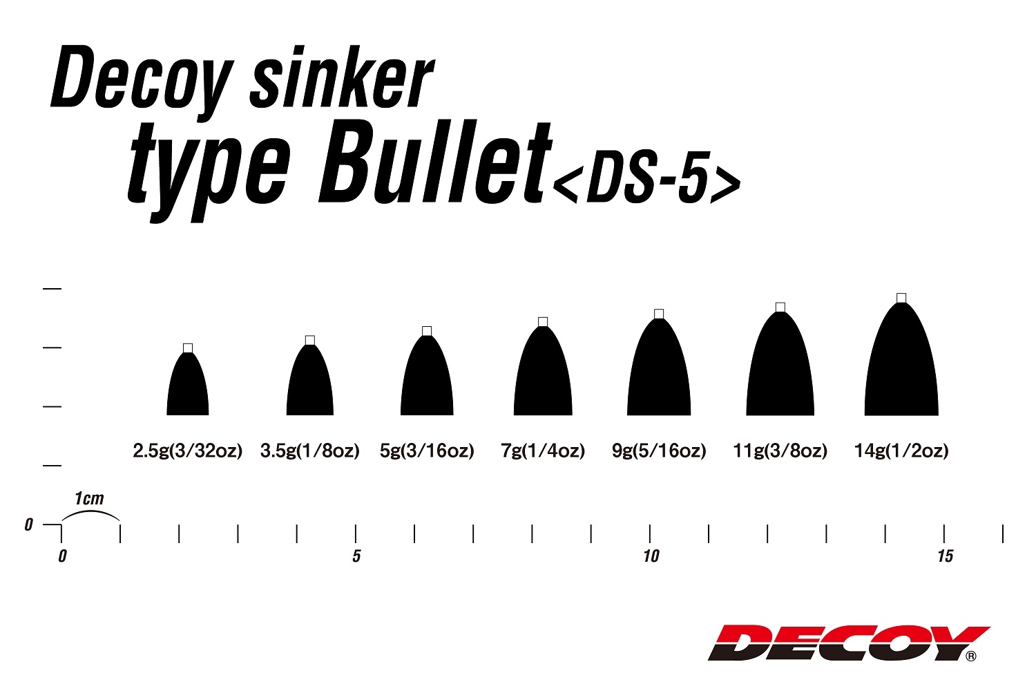 Piombo Decoy DS-5 Bullet Type Sinker