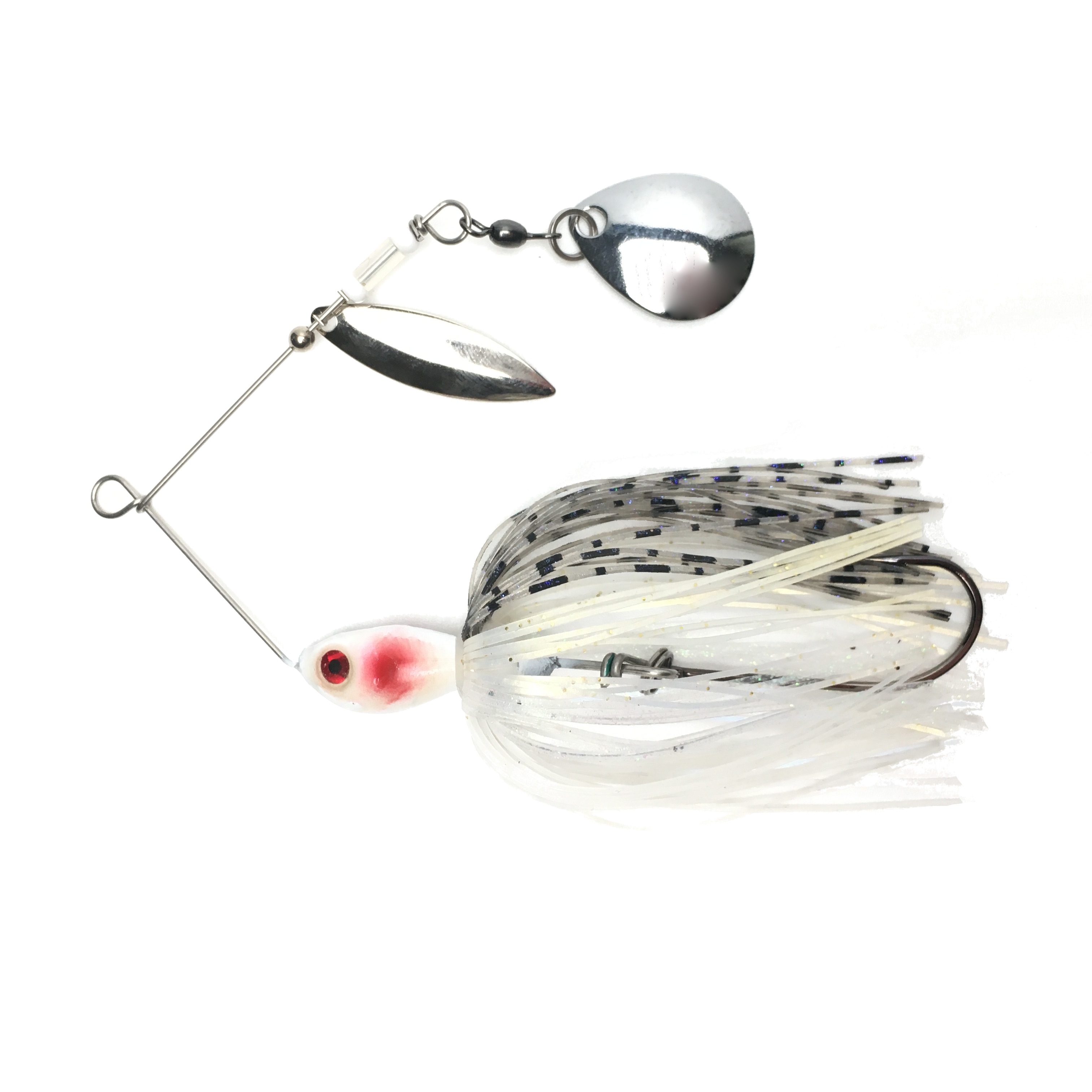 Spinnerbait Fin Custom Jigs Viking Bass 10 g col. Snow